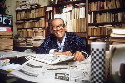 Nobel laureate Naguib Mahfouz was honoured for 'forming an Arabic narrative art that applies to all mankind'. AFP