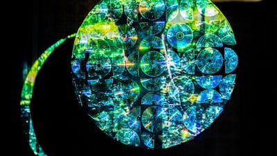 Electrical Disorder is a site-specific installation in Tunis featuring work bu four artists, including Haifa Ouerfelli, whose work, 'LUCIDUM', is pictured here. Courtesy Mohsen Bchir