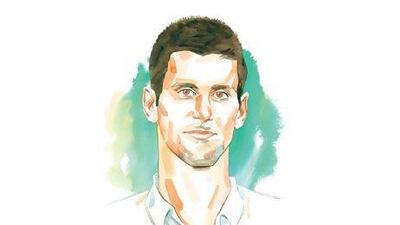 Novak Djokovic. Illustration by Kagan McLeod for The National
