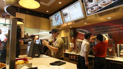 Coffe shops were the most consumer friendly, according to Dubai’s Department of Economic Development. Mike Young / The National