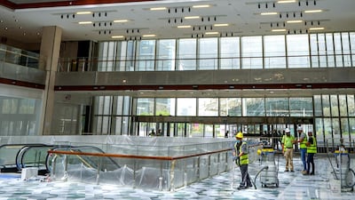 The Galleria Al Maryah Island will open on September 4, 2019. Photo: Victor Besa / The National