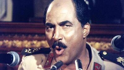 Ahmed Zaki in 'The Days of Sadat', a biographical film about the former President of Egypt, Anwar Al Sadat