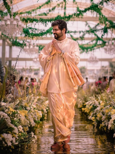 Images from Nayanthara and Vignesh Shivan's wedding. Photo: Instagram / wikkiofficial