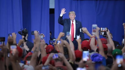 US President Donald Trump may well inflict more significant sanctions on Turkey. EPA