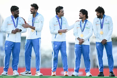 India won the T20 gold medal at the 2026 Asian Games in Japan. AFP
