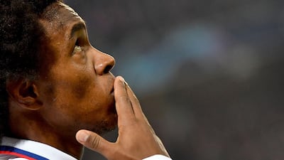 Chelsea's Willian celebrates scoring his team's second goal. AFP