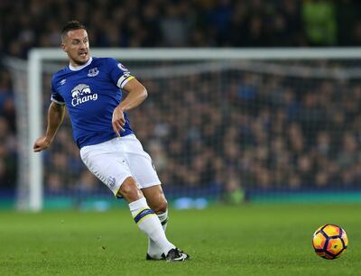 Everton player Phil Jagielka. Simon Bellis / AP Photo