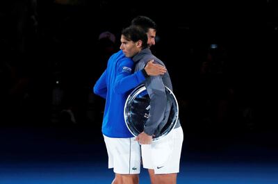 Novak Djokovic, left, played a level superior to arch-rival Rafael Nadal in Sunday's Australian Open final. Edgar Su / Reuters