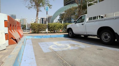 Although the UAE is improving disabled access, more must be done, campaigners say. Ravindranath K / The National