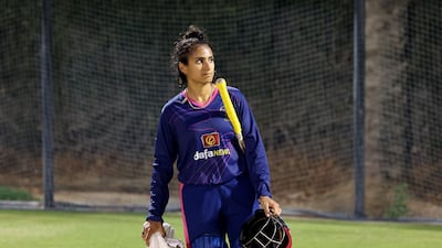 Heena Hotchandani during training ahead of the T20 World Cup Asia qualifier