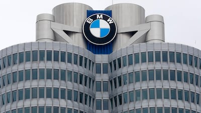 BMW headquarters in Munich, Germany. On paper it's a better candidate to be taken private than Tesla. AP