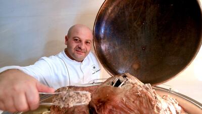 Emad Zalloum, the Sambusek restaurant head chef at Rosewood Hotel Abu Dhabi, leartn from some of the best Arabic cooks. Ravindranath K / The National