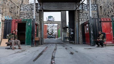 The large gates of the prison remain wide open. Stefanie Glinski for The National