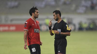 Luis Jimenez holds a Palestinian passport, but whether it meets AFC requirements is another matter. Sarah Dea / The National
