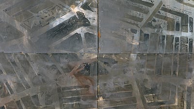 La Distribucion de los Primarios, by Chilean artist Jorge Tacla, is on display in Sharjah. Photo: Jorge Tacla