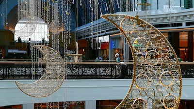 Malls in Dubai are expected to be busy for Eid Al Fitr. Pawan Singh / The National