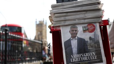 The British High Court ruled in the Mayor of London's favour to extend London's Ultra-Low Emission Zone. AFP