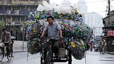 A still from the documentary film Plastic Planet , which was filmed in 25 countries from Germany to India.