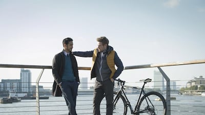 New Blood star Ben Tavassoli, left, as a police constable, and Mark Strepan, as an investigator with the Serious Fraud Office, who are thrown together as they track criminals in London. Courtesy Eleventh Hour Films