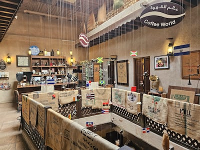 The cafe serves coffee from all over the world. Katy Gillett for The National