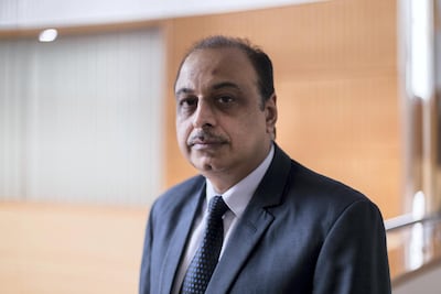 Dr Anil Grover, an Indian resident, living in Dubai. 'No one wants war,' he says. Reem Mohammed / The National