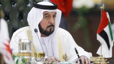 UAE president, Sheikh Khalifa bin Zayed, has been named as one of the world's most powerful people. AFP Photo/Yasser Al Zayyat