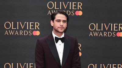 Luke Pasqualino arrives at the Olivier Awards at the Royal Albert Hall on April 7, 2019. Getty Images