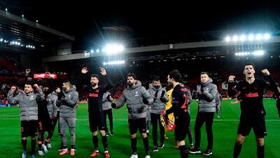 Atletico Madrid confirmed that the first team and staff would be taking pay cuts to help the club continue to pay other workers during the lockdown. AFP