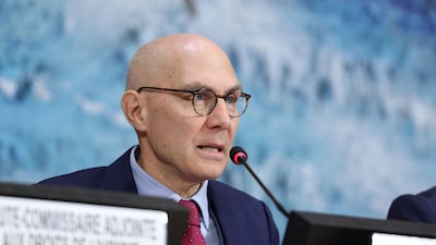 Volker Turk told the UN Human Rights Council in Geneva that 'patterns of heinous, ruthless brutality' were evident in the Sudan civil war. Chris Whiteoak / The National