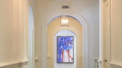 Colourful artworks dot the walls. Photo: Sotheby’s International Realty