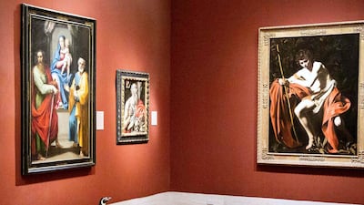 According to the museum director, the penguins were drawn to Caravaggio's work. Media Services photographer / Gabe Hopkins