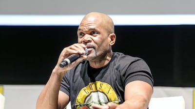 Darryl McDaniels from Run DMC at the Middle East Film and Comic Con press conference. Reem Mohammed / The National