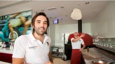 Stefano D'Orazi Flavoni, left, and Raffaele Medaglia of Rosso Vivo pizzeria. Jaime Puebla / The National