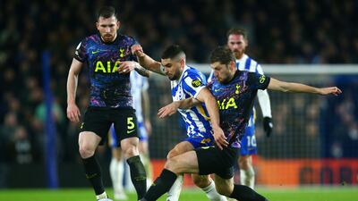 Ben Davies - 7: A staunch regular under Antonio Conte and solid as a rock on the south coast here, although not exactly troubled by a wafer-weak Brighton attack. Getty