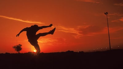 A match during the Emirates & M.M.I Dubai Rugby Sevens in 1989. Russell Cheyne / ALLSPORT/ Getty