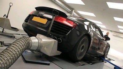 Improving your car could involve nothing more than an ECU remap, the results of which can be measured on a dynamometer seen here. Courtesy Newspress UK