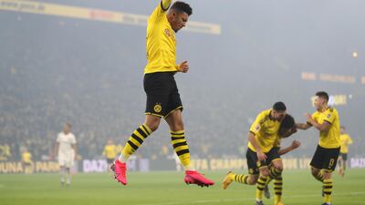 Jadon Sancho was on target again. EPA