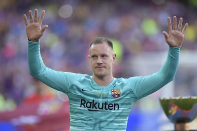 Marc-Andre Ter Stegen is expected to be Barcelona's first-choice goalkeeper in 2019/20. Josep Lago / AFP