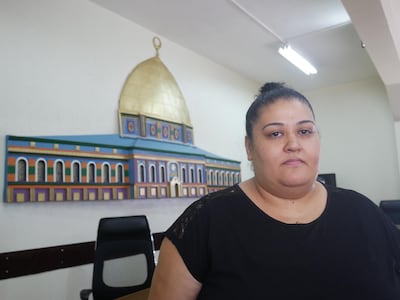 Hanan Barakji, is a community health social worker with the Palestinian Red Crescent. The National