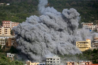 Smoke rises after an Israeli air strike in southern Lebanon on February 2. Strikes have continued long after the ceasefire with Hezbollah. EPA