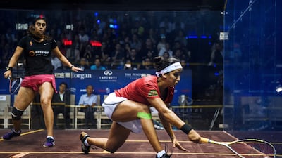 Egyptian star Nouran Gohar was at the forefront of squash's successful bid to be included in the Olympic Games. AFP