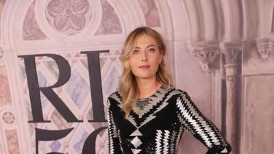Maria Sharapova in Ralph Lauren. Photo / AFP