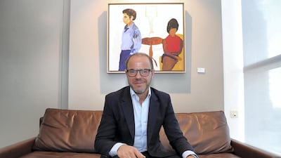 Elie Khouri, CEO of Omnicom Media Group Mena, expects advertising spending to rise in 2018. Pawan Singh / The National