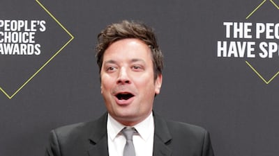 Jimmy Fallon arrives at the 2019 People's Choice Awards in Santa Monica, California, on Sunday, November 10, 2019. Reuters