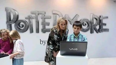 @caption: The Pottermore website, which will open up a huge virtual world to Harry Potter fans, is to launch soon.