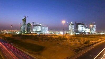 The King Abdullah Financial District takes shape in the centre of Riyadh. Waseem Obaidi / Bloomberg News