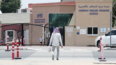 The Jumeirah English Speaking School at Arabian Ranches. The non-profit school was started in an apartment in Deira in 1975 with only 17 pupils. Photo: Pawan Singh / The National