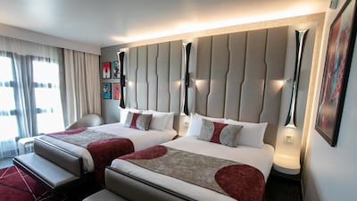 The Empire State club room at Disney's Hotel New York - The Art of Marvel. Getty Images