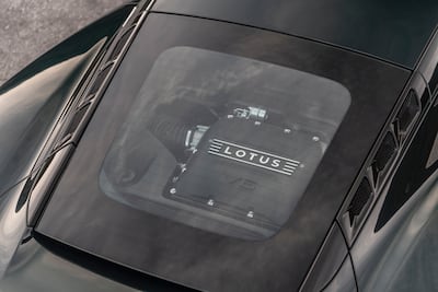 The entry-level Emira Turbo pairs a 2.0-litre turbocharged four-cylinder engine with an eight-speed dual-clutch gearbox. Photo: Lotus