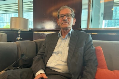 Youssef Al Makdah, PLF secretary general, says Ismail Haniyeh's death represents 'a great loss for the resistance'. Mahmoud Rida / The National